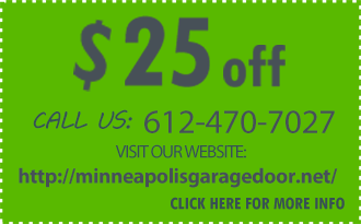 Minneapolis MN Garage Door Repair Offer